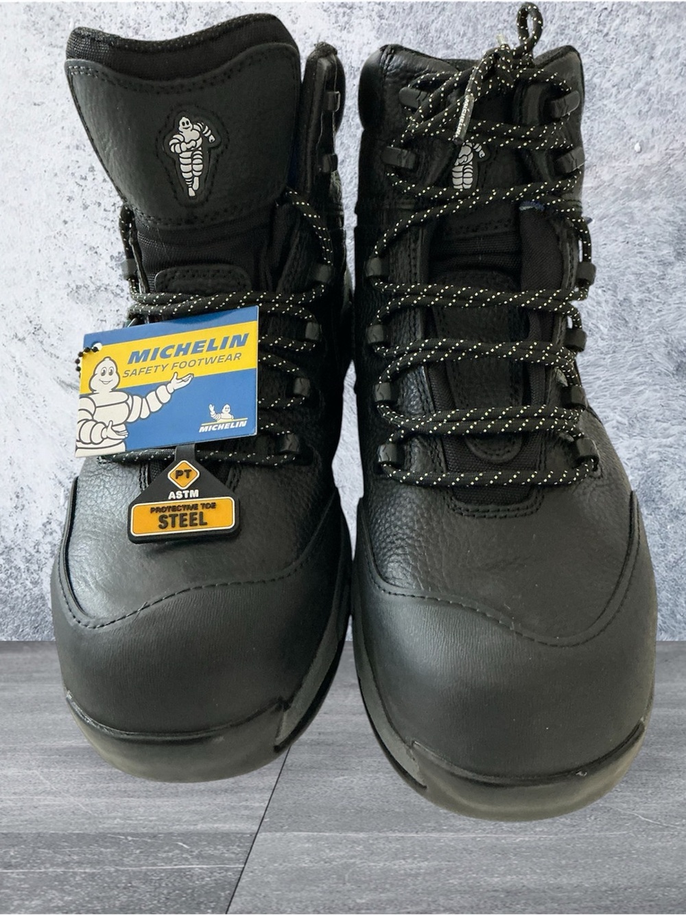 Michelin Men’s Sz 11M Hydro Edge Steel Toe Leather Work Boots New With Tags